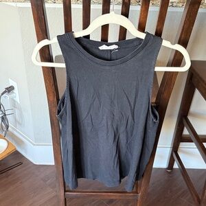 Double Zero Charcoal Muscle Tee
